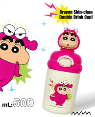Shinchan Dual Sip Insulated Bottle