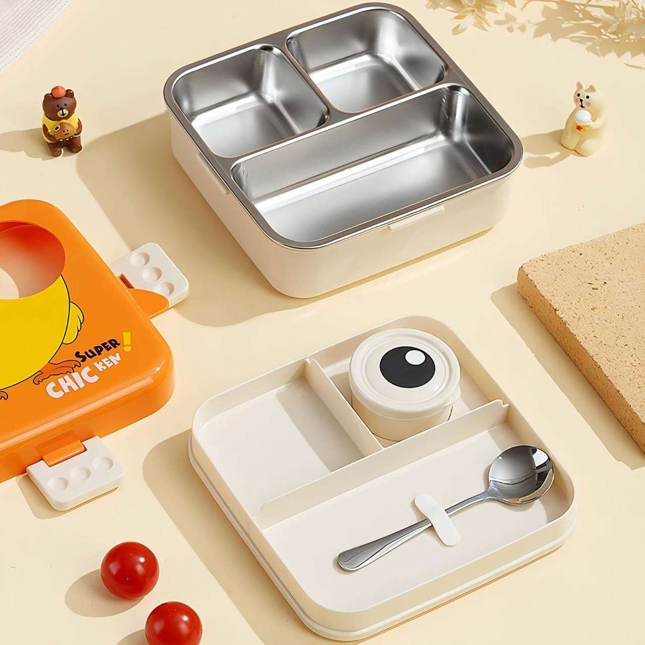 Super Chic lunch Box (3 Compartment)