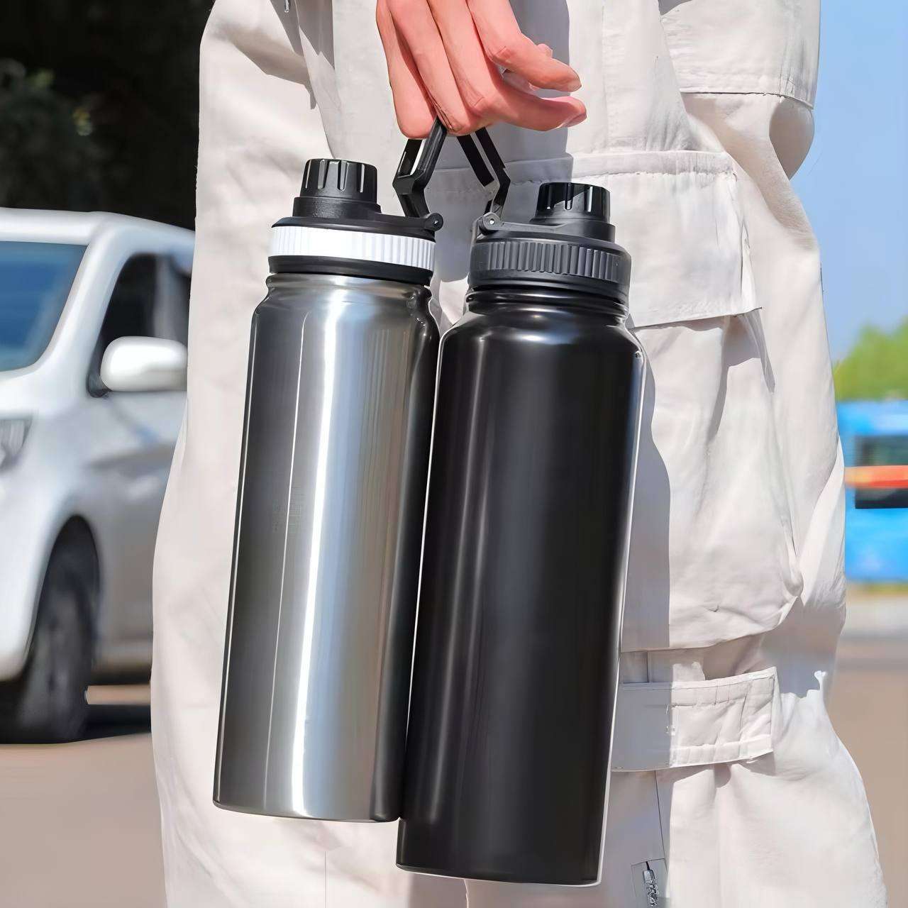 Thermos Flask Wall Stainless Steel 1000ML