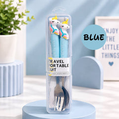 UNICORN Kids Spoon & Fork Set (1 Spoon & 1 Fork)