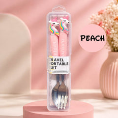 UNICORN Kids Spoon & Fork Set (1 Spoon & 1 Fork)