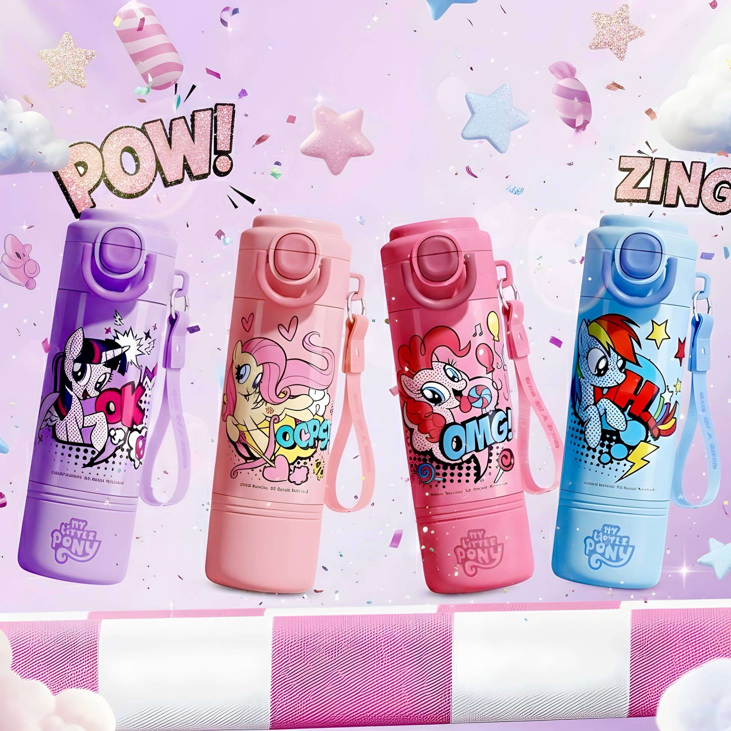 🦄✨ Unicorn PonyPop Sipper 🌈💖 (Dual Sipper Bottle)
