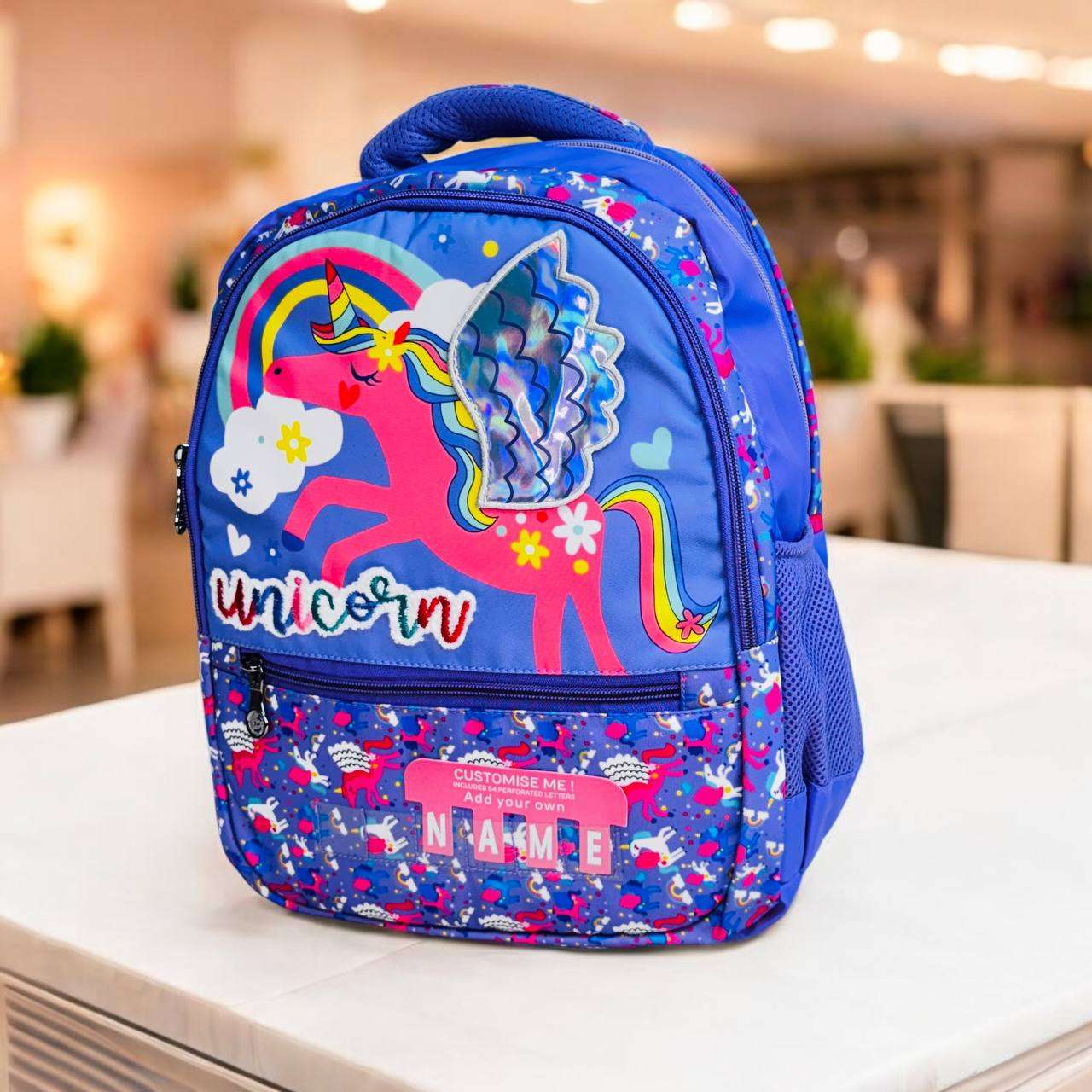 Unicorn & Space-Themed Backpack 16"
