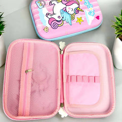 Unicorn Theme 3D Big Pouch - For Girls