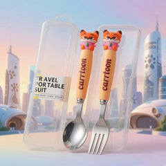 ZOOTOPIA Kids Spoon & Fork Set(1 Spoon & 1 Fork)
